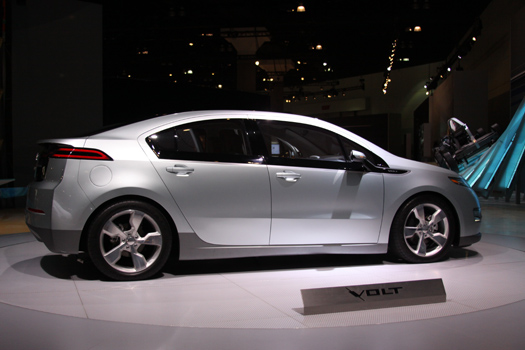 And of course, the <a href="https://www.popsci.com/cars/article/2009-05/test-drive-chevy-volt/">Chevy Volt</a>, subject of an intense publicity blitz in LA leading up to the show.