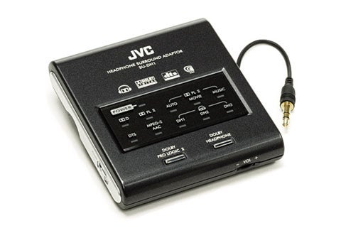 Turn any pair of headphones into a mini theater. Hook up this device between your phones and the audio source, and it simulates surround sound. JVC SUH-DH1 $130; <a href="http://jvc.com">jvc.com</a>