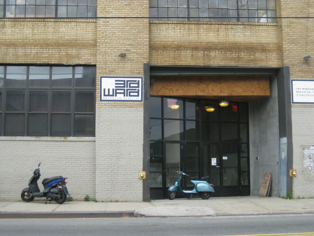 re:char's prototype pyrolyzer is housed at 3rd Ward, an artists' collective in the Bushwick neighborhood of Brooklyn, New York.