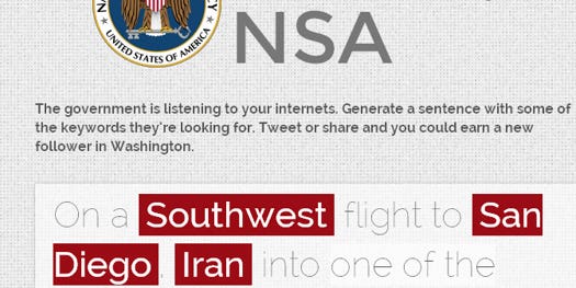 Overwhelm The NSA With Vice’s New Spam Generator