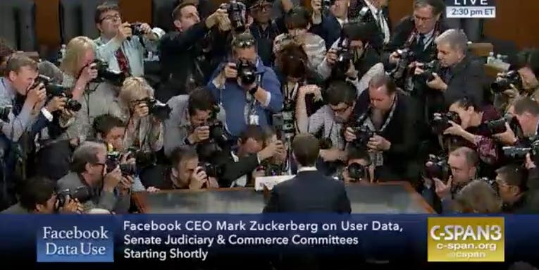 Let’s watch Mark Zuckerberg testify in front of Congress