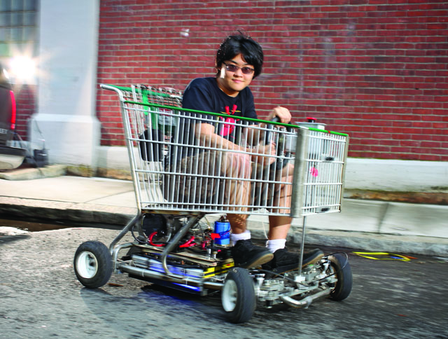 You Built What?! The shopping go-kart
