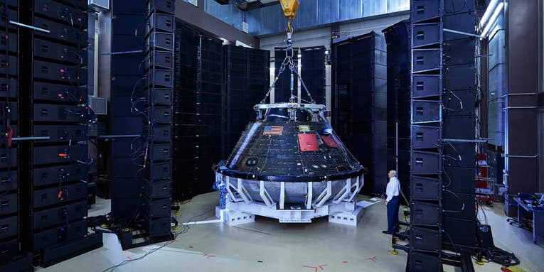 Why Lockheed Martin Is Blasting The Orion Spaceship With 1,500 Speakers