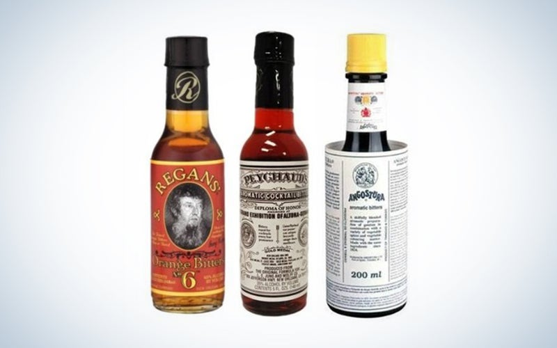 Bitters "Triple Play" Variety 3-Pack: Angostura, Peychauds and Regans