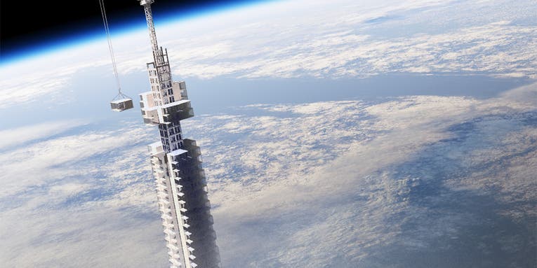 This building hanging from an asteroid is absurd—but let’s take it seriously for a second