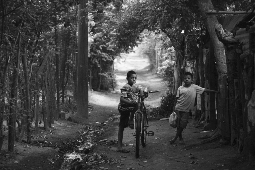 Two young boys in rural Nicaragua