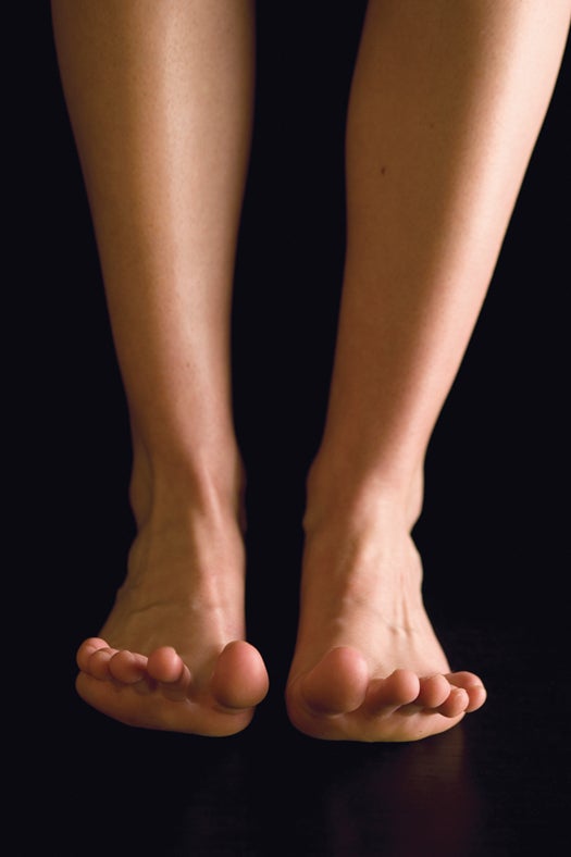 Young woman's feet