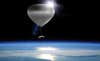 Space in a hot air balloon