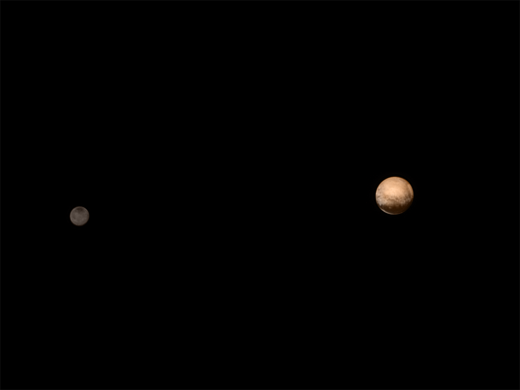 New Horizons snapped this image from a distance of 3.7 million miles on July 8.