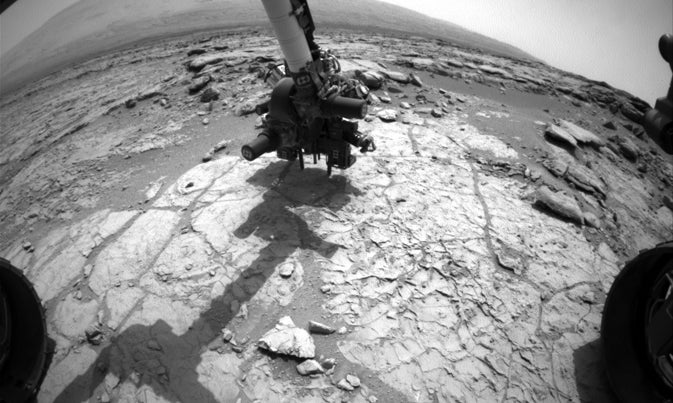 Today On Mars: Curiosity Is Pounding Rocks