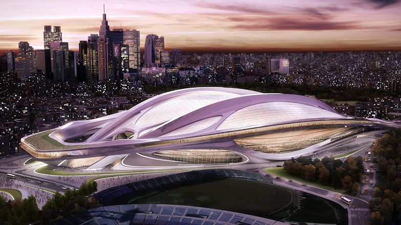 You may have heard that the 2020 Olympics are officially going to Tokyo. And this stadium, designed by architect Zaha Hadid, is where <a href="http://www.dezeen.com/2013/09/10/tokyo-2020-olympics-to-centre-around-zaha-hadid-stadium/">the athletes will be heading</a>.