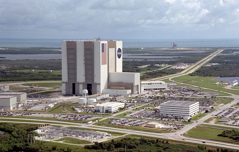 The 526-foot-tall building was originally constructed to mate the mammoth Saturn V rocket with the Apollo capsules. It famously generates its own indoor weather in the humid Florida climate. Now portions of it are available for lease or use by rocketeers and corporate space pioneers.