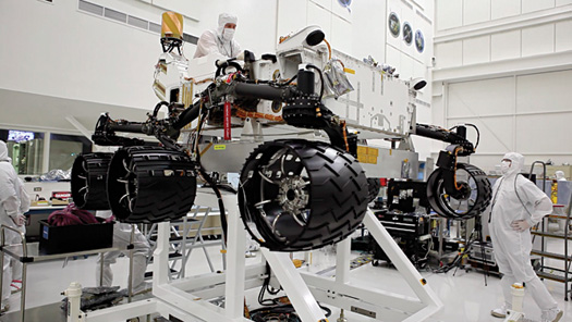 Stronger than Spirit and Opportunity, which have been roaming Mars since 2004, the MSL rover is designed to travel farther across the Red Planet. It will look for conditions that might support life using a high-resolution camera and a laser that identifies rock chemistry