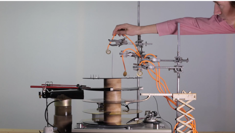 Dance To A Literal Techno Machine Made With A Turntable