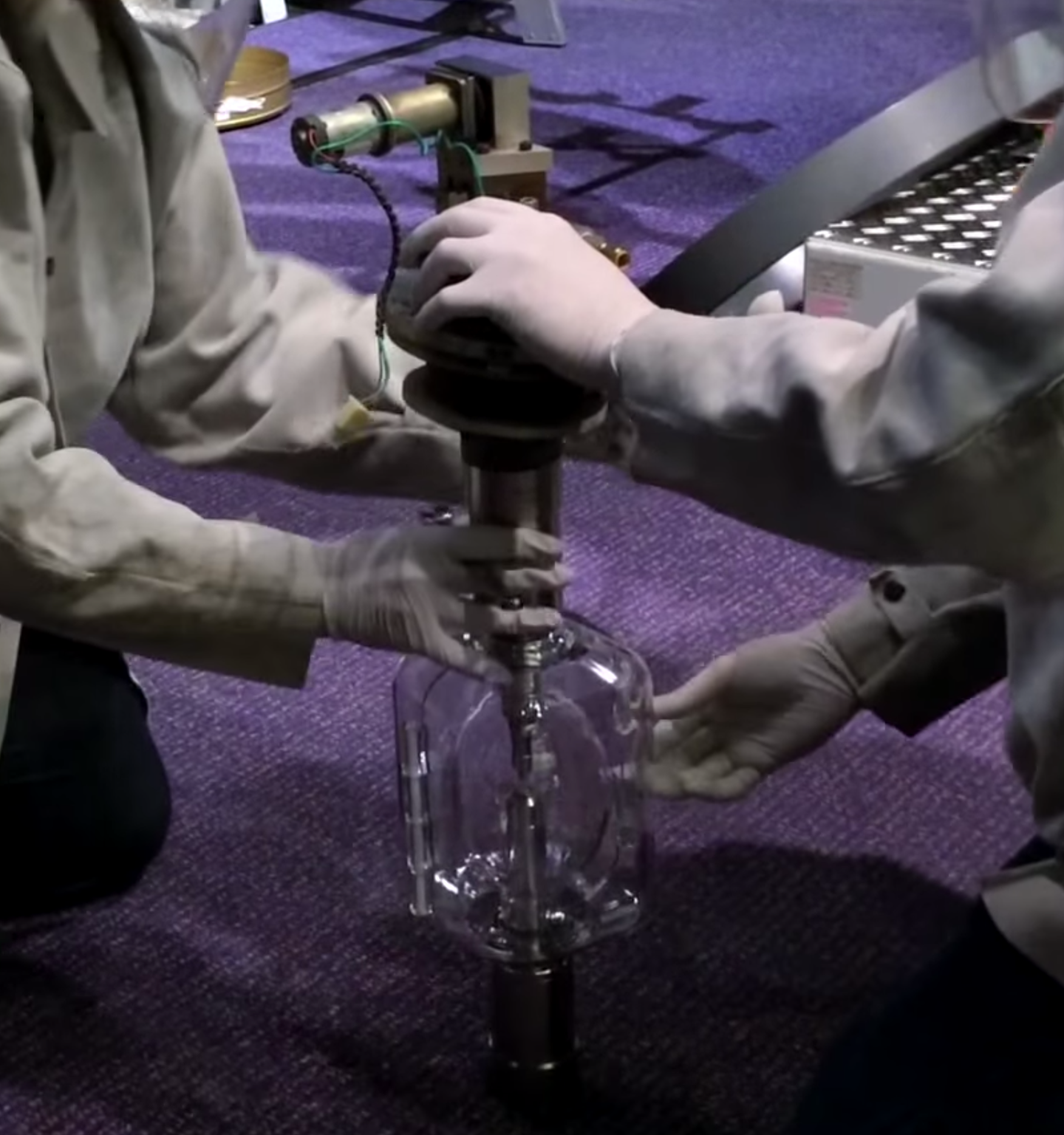 Watch The Elaborate Process Of Changing An IMAX Lightbulb