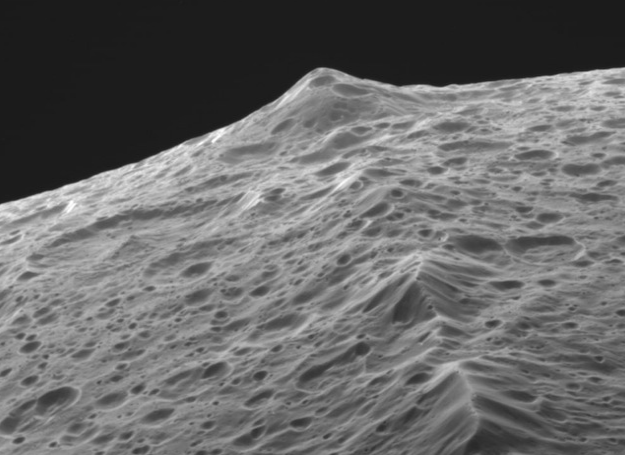 Did Iapetus’s Mountains Fall From Space?