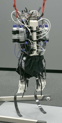 Video: Shorts-Wearing Japanese Sprinter-Bot Runs Like a Human on Robotic Legs