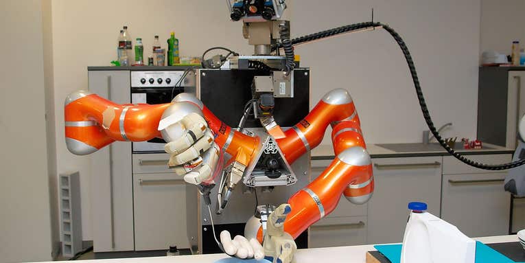 Video: Robot Roommates Prepare and Serve a German Sausage Breakfast