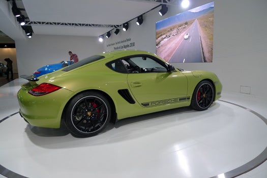 A lighter, more powerful Porsche Cayman is just what was needed to revitalize the mid-engine coupe. With 110 pounds in weight reduction and 330 horsepower, the Porsche Cayman R is a bare bones weekend track car, if you can afford it. Think of it as a Boxster Spyder with a roof.