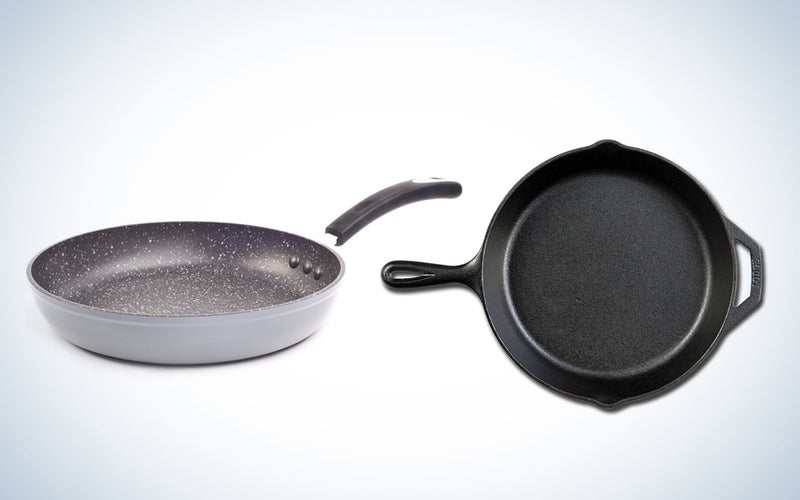 Pans Nonstick Stone Cast Iron Skilled