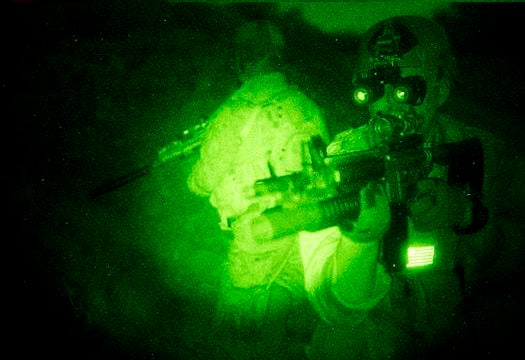 Navy SEAL night vision