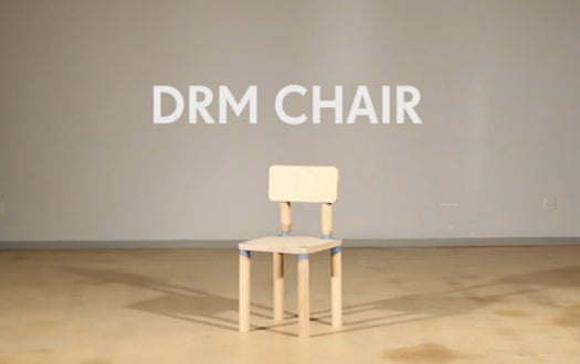 This ‘DRM’ Chair Will Self-Destruct After Eight Uses