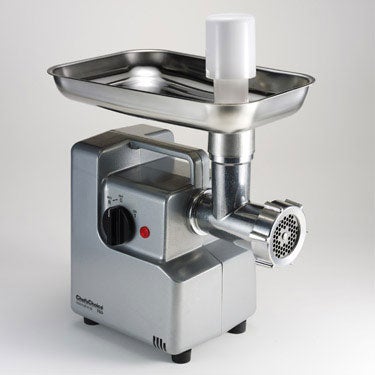 Turn any meat-even lean, gamey venison-into sausage for making stuffing with this belt-driven meat grinder. It´s the most powerful consumer model available, cranking out 24 pound-feet of torque (on par with a 1955 VW Beetle). ** $500; <a href="http://chefschoice.com">chefschoice.com</a>**
