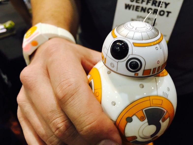 Sphero is looking into a wearable that will grant users the Force and allow them to control BB-8 via mid-air gestures