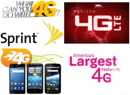 Verizon and AT&amp;T; will launch competitors to Sprint’s 4G WiMAX network with their own, based on the LTE standard. Verizon will unveil six LTE-enabled devices at the Consumer Electronics Show this month, while AT&amp;T; will provide 75 million customers with LTE service by the end of the year.