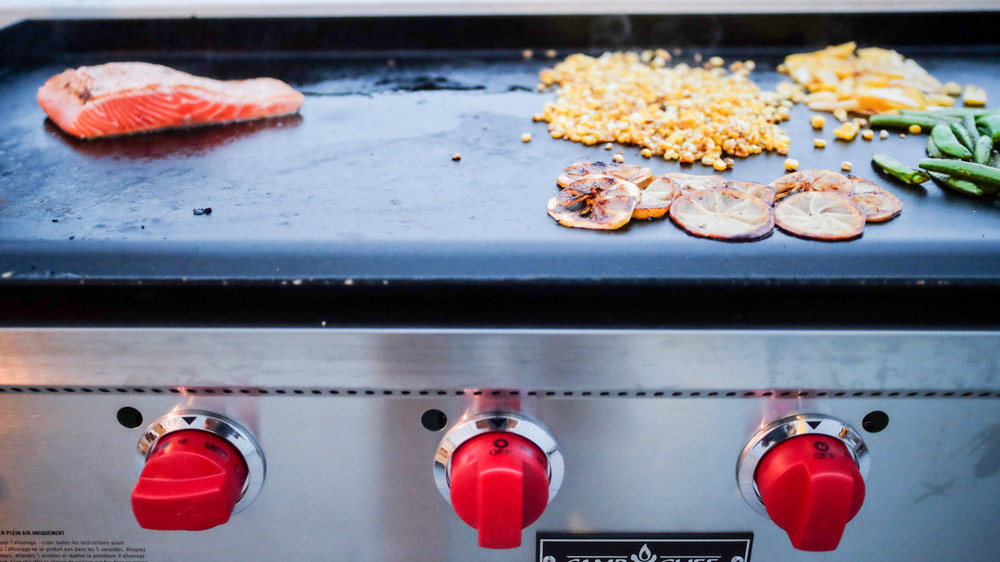 The backyard griddle is ready to challenge charcoal and gas grills