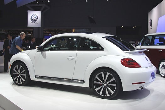 Introducing the dramatically less-girly reinvention of the Beetle. The new bug will be available with three engines: a base 2.5-liter, 170-hp, 5-cylinder engine; a 2.0-liter turbo; and a 2.0-liter TDI clean diesel.