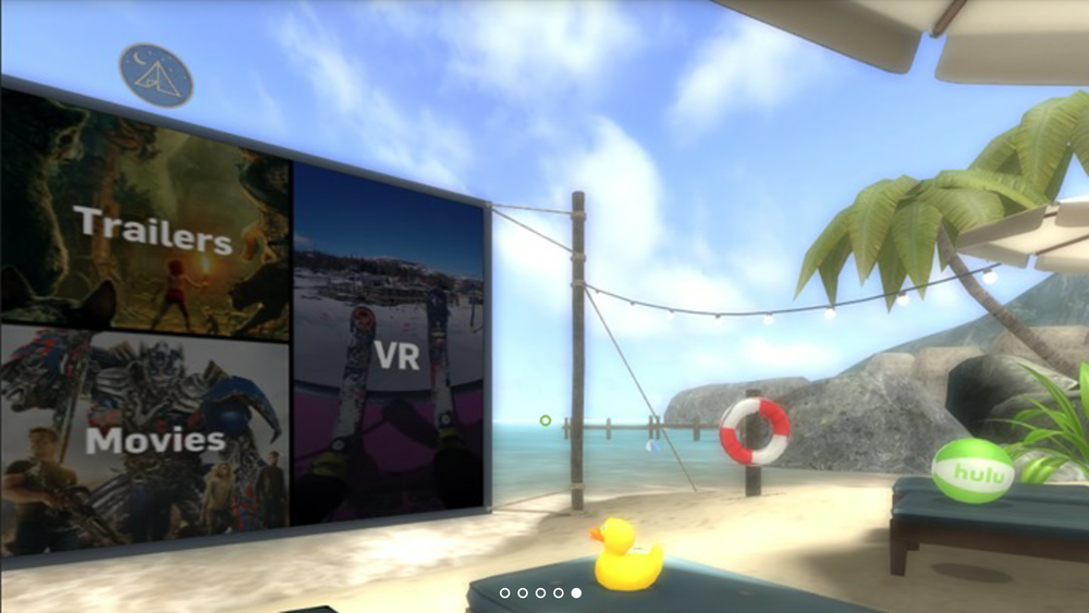 Hulu's recent Gear VR app lets viewers watch day-old television in virtual reality