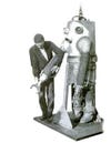 In January 1935, <em>Popular Science</em> debuted what is probably the most modest outfit in gold digging history. &gt; Independent of air supply from the surface, a grotesque diving suit recently perfected is expected to carry a marine salvager down 2,500 feet, a depth hitherto impossible for divers. Tools such as claws, hooks and hammers are attached directly to the ends of the arms and operated by hand screws inside the sleeves. The suit even came with a telephone for instant communication with the surface. Fancy.