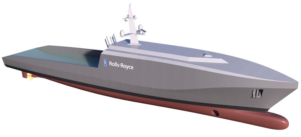 Autonomous naval ship concept
