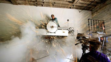 Video: Rice Puffs Explode From A Giant Cannon
