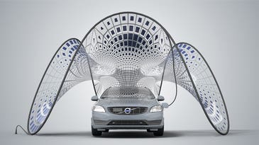 Volvo’s Fold-Out Solar Charger Looks Like Sci-Fi Couture