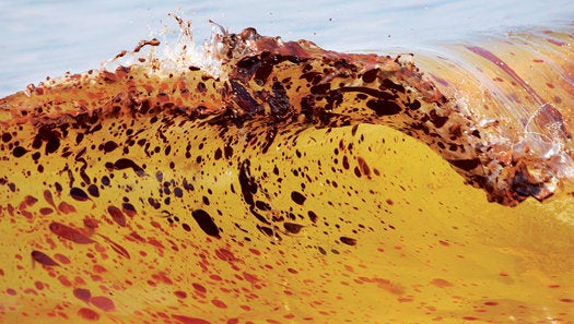 Oil Globules on Orange Beach