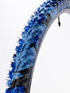 To make the first tattooed bicycle tire, ink saturates a thin skin of rubber. High heat and pressure meld it permanently to the rest of the tire. At night, the ink is reflective. <strong>SweetskinZ Tire $40; <a href="http://sweetskinz.com">sweetskinz.com</a></strong>
