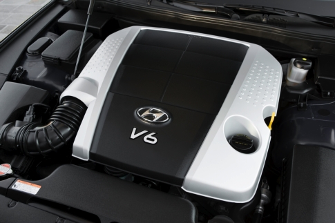 Hyundai's base-level Genesis 3.8 gets power from a 290-horsepower V6.
