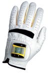Golfers often misfire because they clench their clubs too tightly. Learn to loosen up with a glove that uses pressure sensors to measure the firmness of tiny air-filled pockets in the fingertips. Beeps signal an overzealous grasp, and an LCD on the wrist shows you which fingers are to blame. SensoGlove $100; sensoglove.com