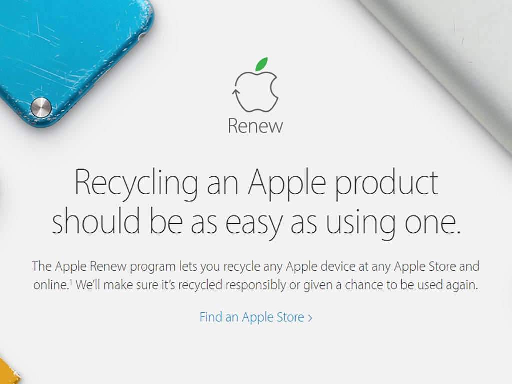 Apple recycling