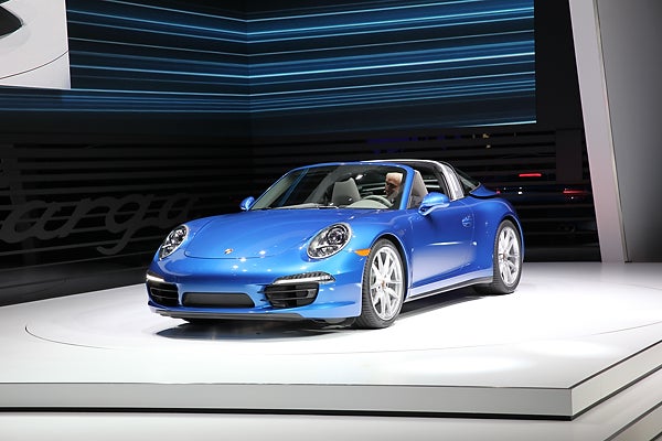 Porsche showed off two brand new 911 variants, the 911 Targa 4 and 911 Targa 4S. The new Targa models are inspired by the original 1965 911 Targa and feature a retro-inspired Targa roof bar with a movable front roof section. Unlike those early Targa models, the fully automatic roof segment is opened and closed at the push of a button, making it a lot more like a convertible. Scheduled to go on sale this summer, the 911 Targa 4 has an MSRP of $101,600; the 911 Targa 4S model is a bit more pricey at $116,200. Porsche lovers, start saving now.