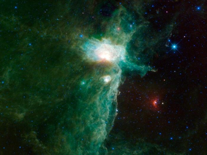 Pajama'd child, or the Flame nebula