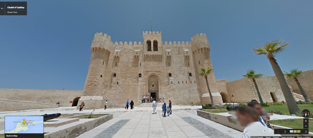 Sited in Alexandria, the Citadel of Qaitbey was built in the last quarter of the 15th century, on the site of an ancient lighthouse that was a "wonder of the ancient world" but toppled by an earthquake.