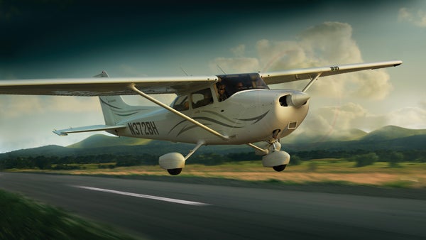 A Cessna Skyhawk, which gets less than 20 mpg.