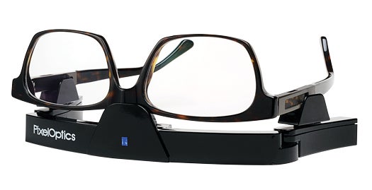 Look ahead, and the emPower! bifocals act like regular glasses. Tilt your head down, and a current flows through the lenses' liquid crystal, changing how its molecules align with one another and bringing near objects into focus. PixelOptics emPower!; From $1,200(est.); <a href="http://empowereyewear.com">empowereyewear.com</a>