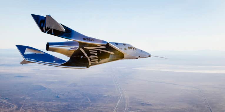 Virgin Galactic’s SpaceShipTwo glides back into the space race