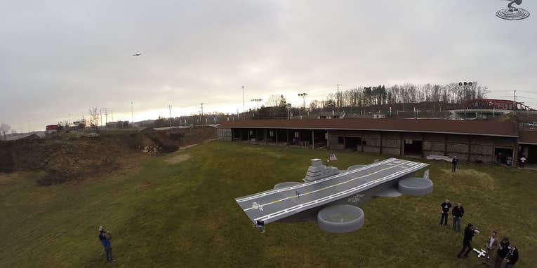 Finished Dronecraft Carrier Launches Model Airplanes