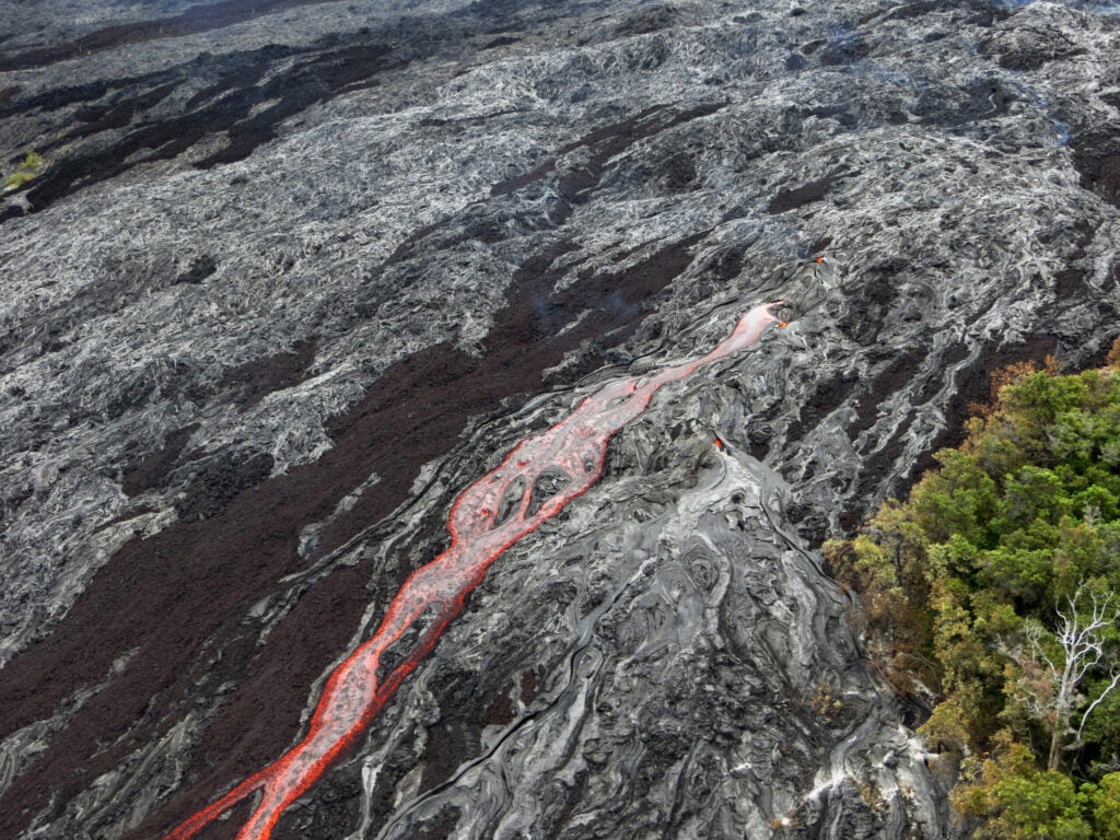 Flowing Lava