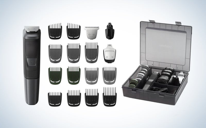 Philips Norelco Multigroom 5000 shaving kit